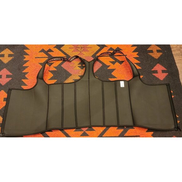 Mermaids Mystery Women's Sauna Waist Trainer Vest 3XL Neoprene Spandex Black - Picture 9 of 16